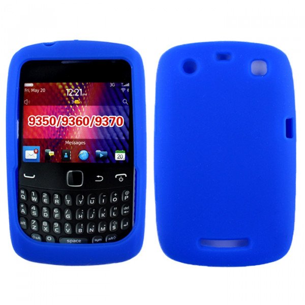 Wholesale Blackberry Curve 9350 9360 Silicone Soft Case (Blue)
